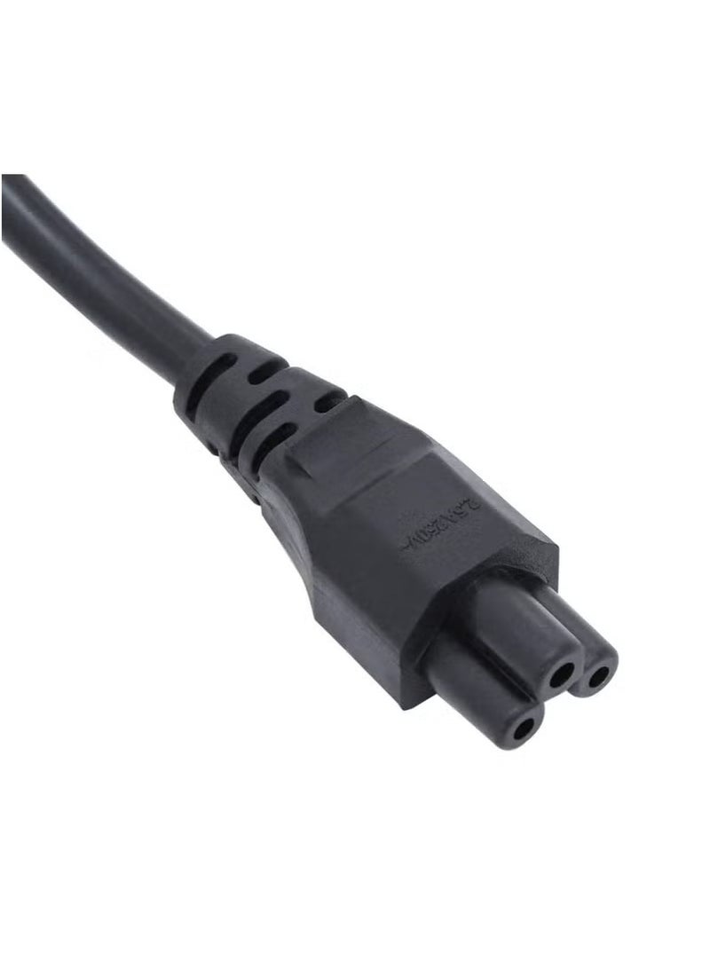 1.5M Laptop Power Cable UK Plug to C5 3 pin Laptop Power lead - Image 4