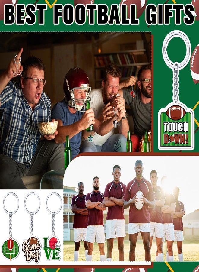 تونديامو مجموعة تونديمو من 100 قطعة من سلاسل مفاتيح كرة القدم، سلاسل مفاتيح أكريليك على شكل كرة رياضية، هدايا مرحة لحفلات أعياد الميلاد، هدايا لفرق كرة القدم، جوائز كرنفالات المدارس، حشوات لأكياس الهدايا، 25 تصميمًا - Image 2