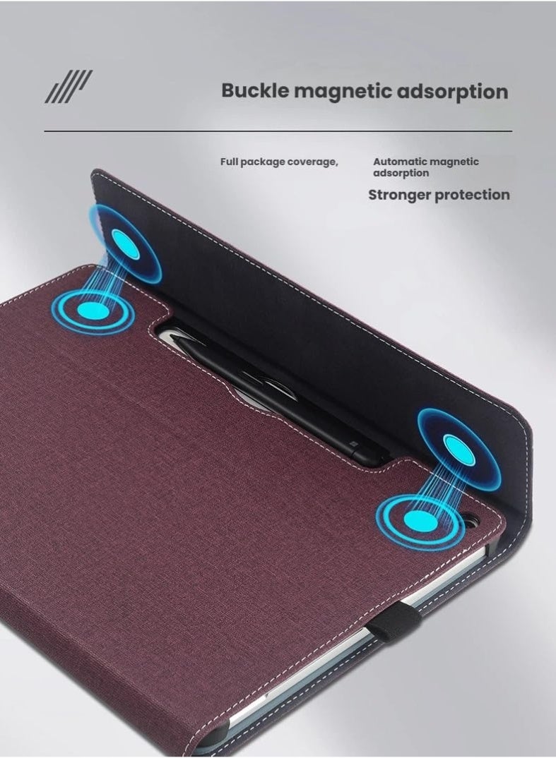 general Compatible with Microsoft Surface Pro 12-inch 2025 Tablet Protective Case, Sleeve Pouch Cover Stand PU Leather Hard Shell for Surface Pro 12 - Image 4