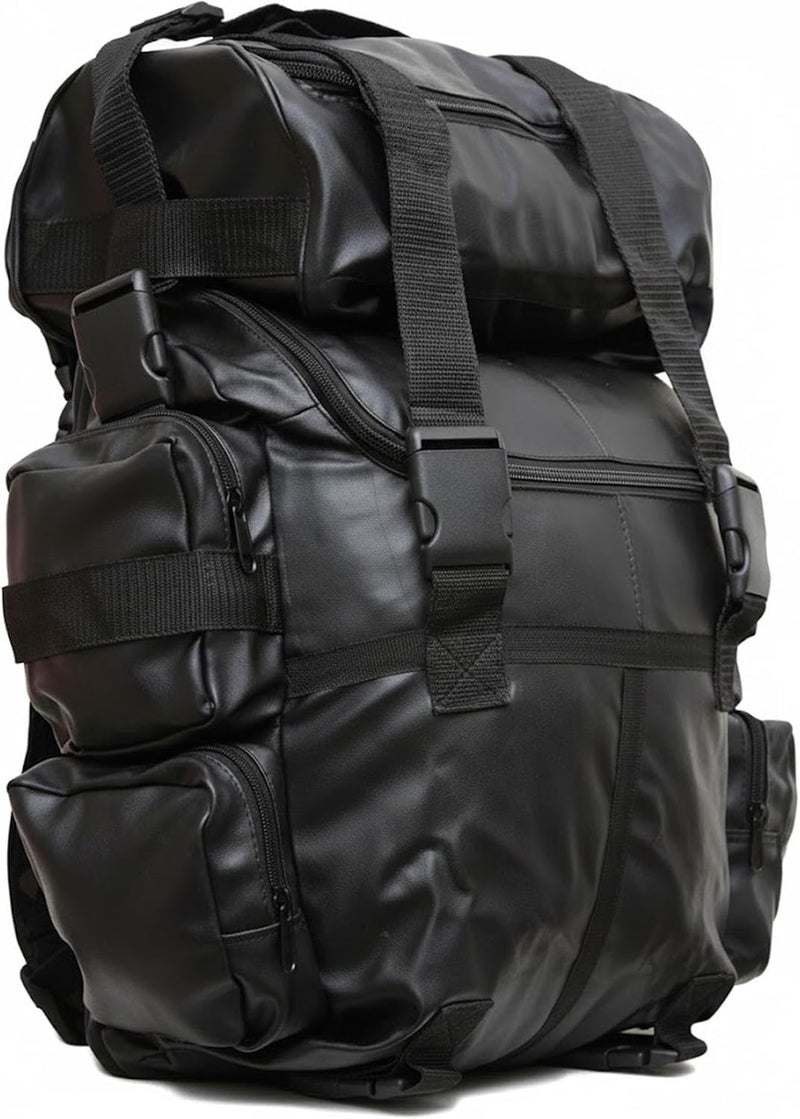 Jackets 4 Bikes Motorcycle Cruiser PU Leather Waterproof Sissy T Bar Travel Luggage Set All Season - Image 1