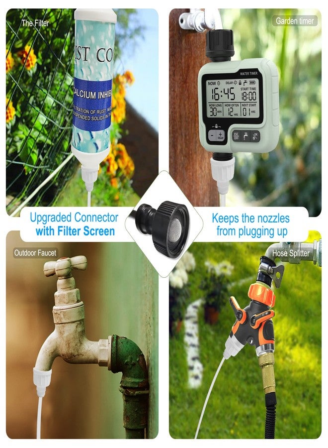 POCKET PANDA Misters for Outside Patio,Misting System for Cooling Outdoor,50Ft (15M),Water Mist Hose DIY Kit for Porch,Canopy,Deck,Umbrella,Garden,Greenhouse,Yard,Plants,Trampoline Sprinkler Accessories for Kids - Image 2