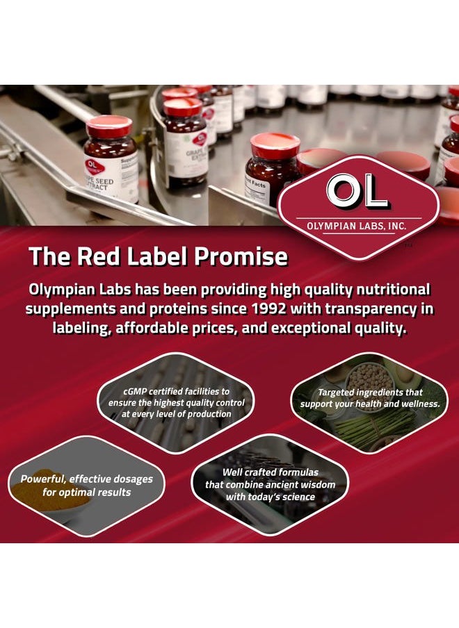 Olympian Labs - Complete Prebiotic and Probiotic Supplement - 25 Billion Live Shelf Stable Cultures - 30 Vegetarian Capsules, Helps Restore The Natural Balance Within The Digestive Tract. - Image 1