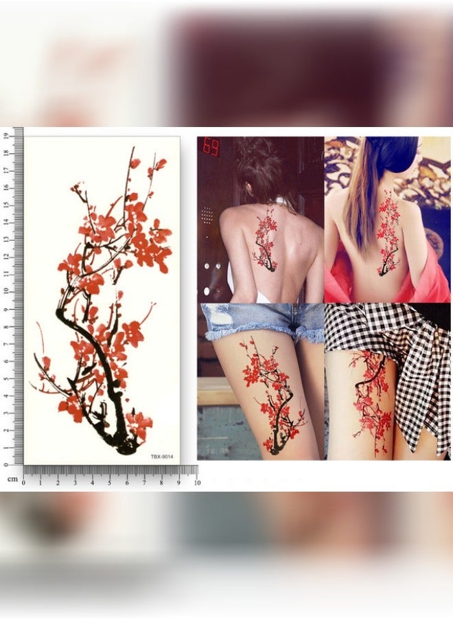 Beautifully Designed Tattoo Sticker Of Flower For Hand And Body  - Image 1