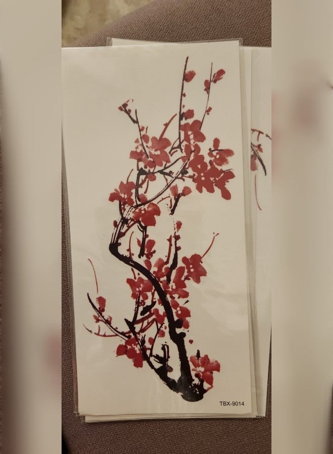 Beautifully Designed Tattoo Sticker Of Flower For Hand And Body  - Image 3