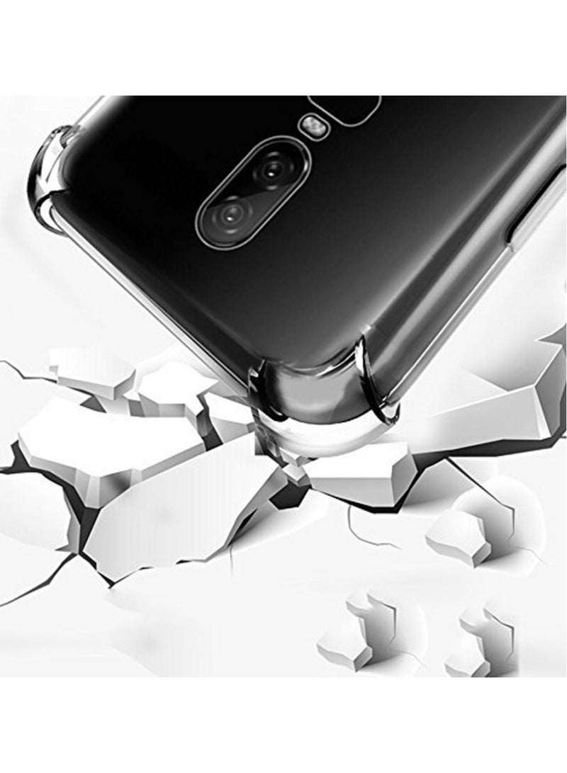 OnePlus 6T جراب كريستال شفاف من مادة TPU جل سيليكون ممتص للصدمات واقي للهاتف واقي لهاتف 1 + 6T - Image 3