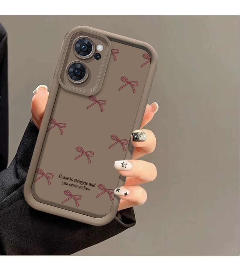 Shockproof Durable Lightweight Phone Case Compatible With Oppo A57 5G Dark Brown Stain Resistant Anti Slip - Image 4