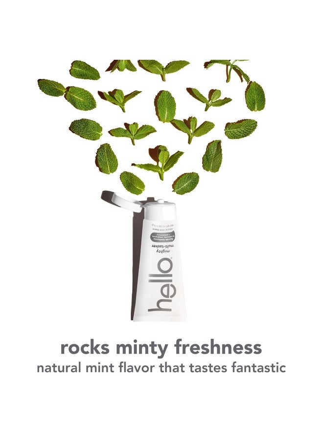Hello Mighty Multitasker Fluoride Toothpaste, 8-In-1 Toothpaste With Minty Flavor, Anticavity, Antigingivitis, Antisensitivity, Strengthens Enamel And Whitens, 2 Pack, 4.0 Oz Tubes  - Image 3