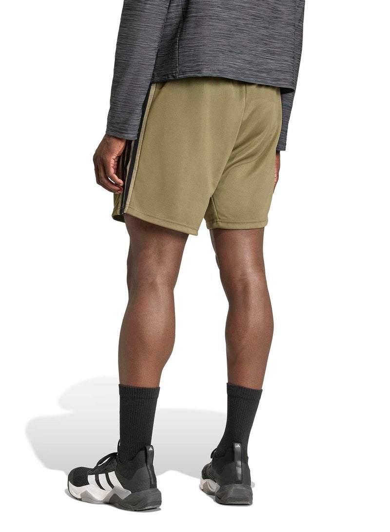 Adidas Workout Essentials All-Set 3-Stripes Knit Short - Image 2