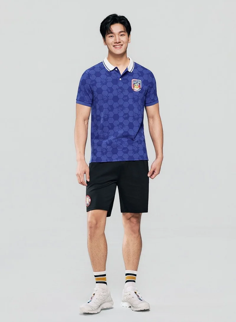 GIORDANO Men Slim Minions World Cup Pique Polo