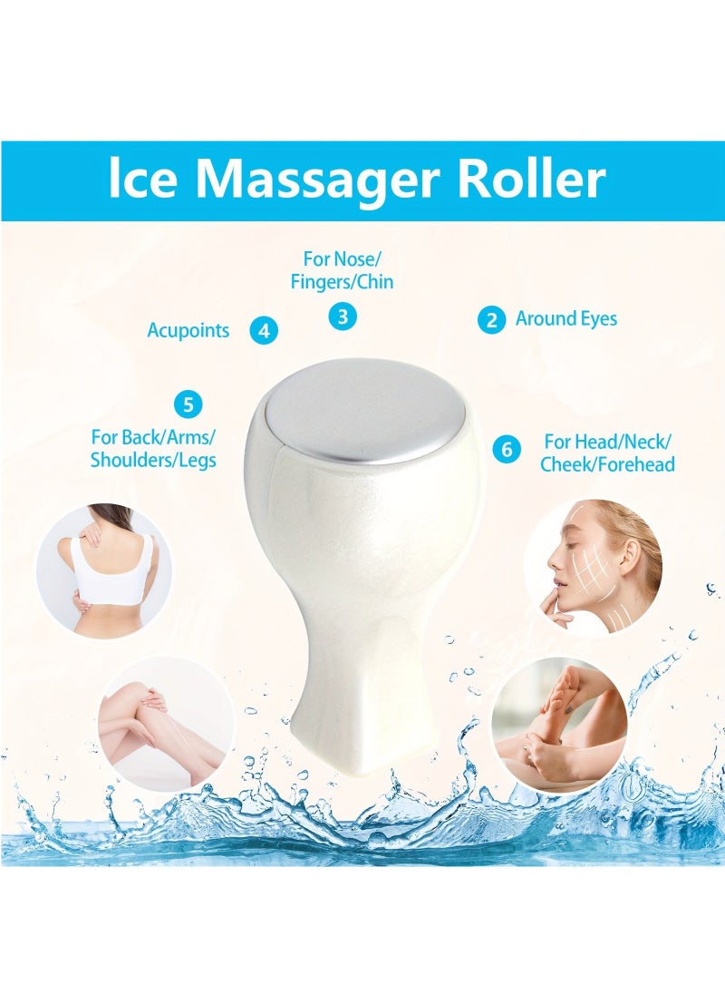 Generic 1pc Cold Hammer Portable Shrink Pore Skin Care Device Household Handheld Rejuvenation Ice Compress Machine for Face Hands Feet Age-Defying Dark Spots  - Image 2