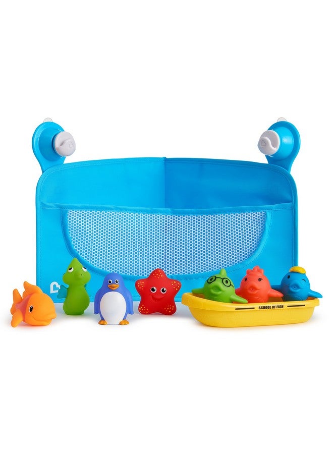 Munchkin® Ocean Friends Bath Toy and Storage Set, Multi , 6 Piece Set - Image 1