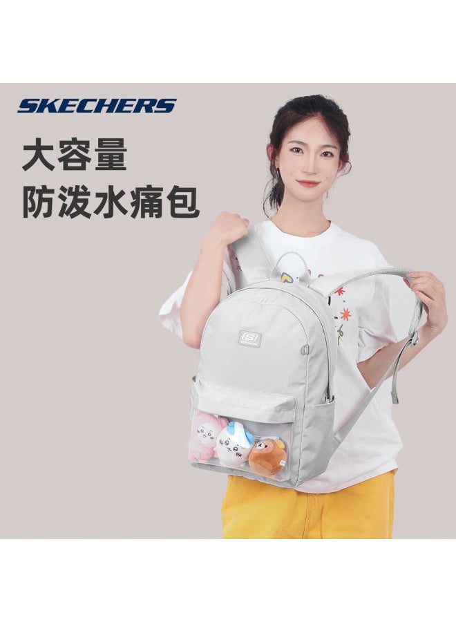 Skechers Backpack Pain Pack Double Shoulder Bag Student Anime Backpack Women Travel Large Capacity Bag