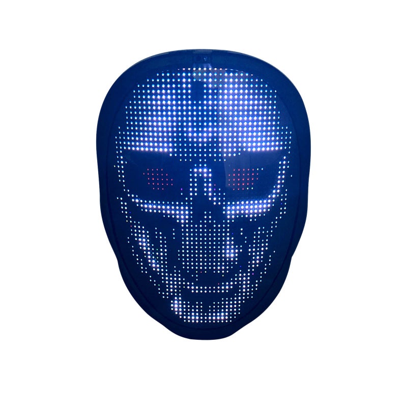LED Glowing Toy Luminous Mask Cellphone APP Operated DIY Words Change Face Party Costume Dress Up Masquerade - Image 5