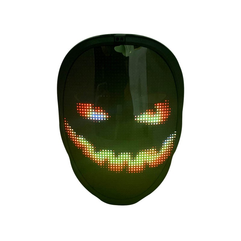 LED Glowing Toy Luminous Mask Cellphone APP Operated DIY Words Change Face Party Costume Dress Up Masquerade - Image 4