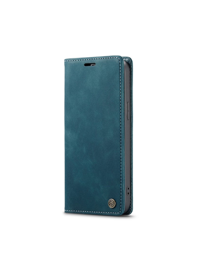 iPhone 15 Pro Leather Case Wallet Flip Cover Card Slots Magnetic Closure Stand Phone Holder Function Fold Shockproof Protective Full Protection Anti-drop Anti-scratch Accessory For iphone 15 Pro - Image 1