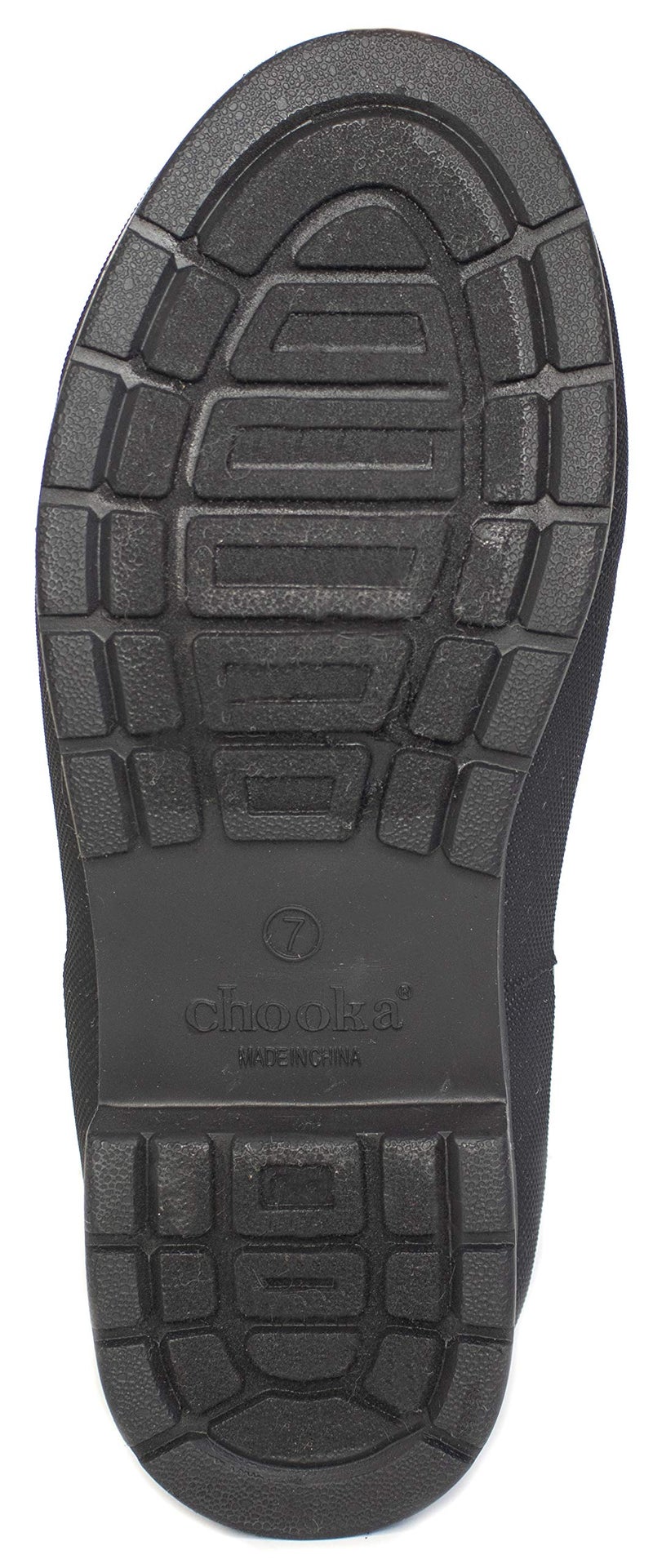 Chooka Women’s Waterproof Solid Mid-Height Rain Boot – Durable Rubber, Memory Foam Insole, Non-Slip Outsole, All-Weather Comfort, Black, 9 US - Image 4
