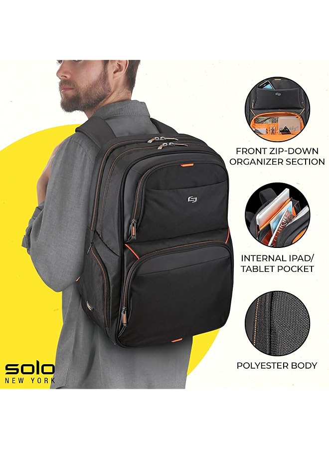 Solo 17.3 Inch Laptop Backpack - Image 2