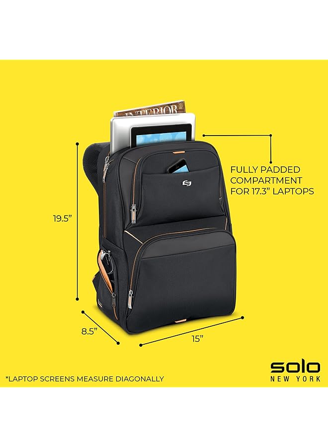 Solo 17.3 Inch Laptop Backpack - Image 3