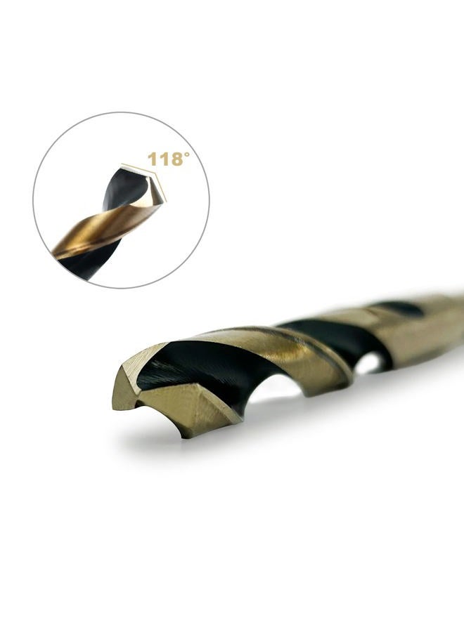 LEPEVNEY 12mm Reduced Shank Twist Drill Bit with 10mm Shank for Stainless Steel Aluminum Alloy Metal Copper Plastic Wood, Made of High Speed Steel 4341 Ideal for Drilling Steel Plate - Image 3