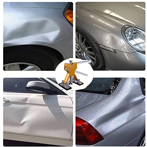 iHMeiju طقم أدوات إزالة دنت السيارة بدون طلاء، أداة إزالة الدنت، أداة إصلاح دنت هيكل السيارة، رافع دنت ذهبي لإصلاح دنت هيكل السيارة، الدراجة النارية، الثلاجة. - Image 4