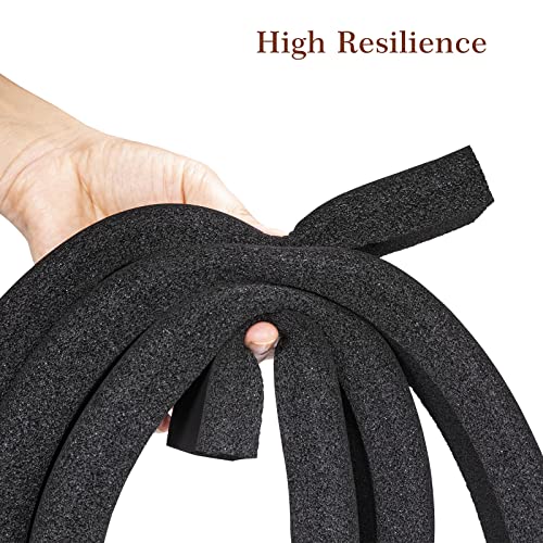 Yotache Open Cell Foam Air Conditioner Insulation Seal Strip 2"x1", Non-Adhesive Air Conditioning Weather Strip, 6.5 Feet Long - Image 4