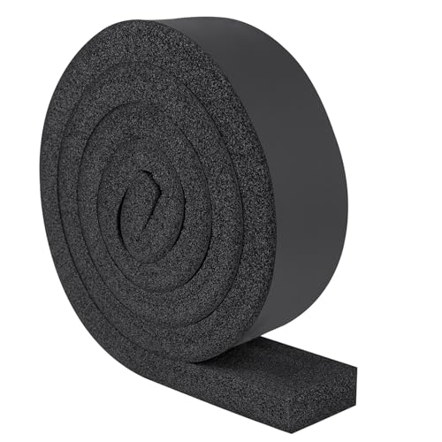 Yotache Open Cell Foam Air Conditioner Insulation Seal Strip 2"x1", Non-Adhesive Air Conditioning Weather Strip, 6.5 Feet Long - Image 1