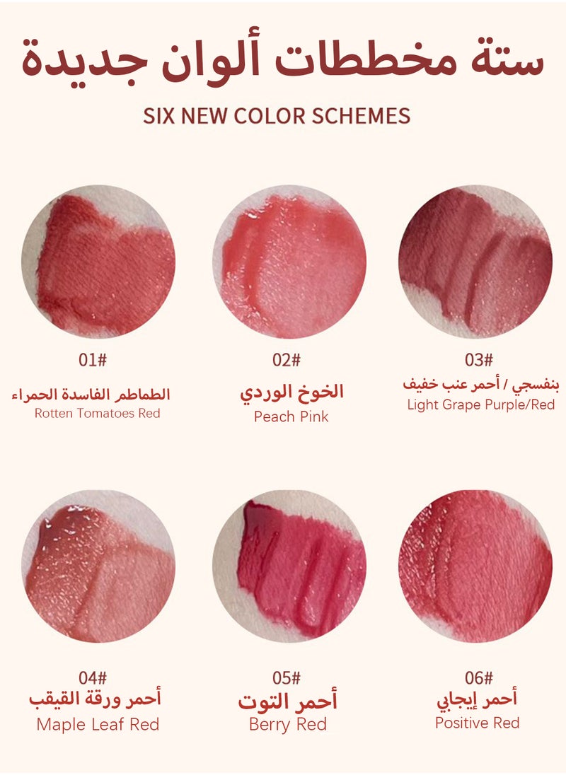 Pinkyfocus - أحمر شفاه سائل لامع ومرطب يدوم طويلاً مقاوم للماء غير لاصق، خفيف ونقي، لامع، مناسب للفتيات والنساء، لون شفاه ممتلئ - Image 1