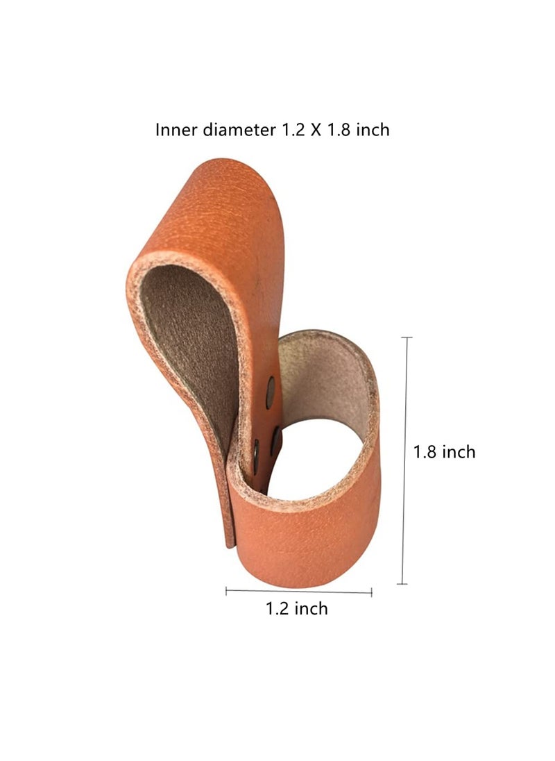Sanseenia Hammer Holster, Hammer Holder for Tool Belt, Hatchet Holster with Belt Loop, Axe Hammer Loop for Belt, Multi Tool Hammer Holder, Small Hammer Hatchet Carrier Holster (Brown)  - Image 2