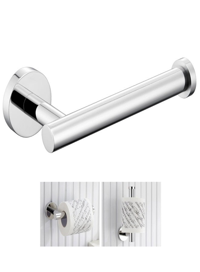 Angle Simple Toilet Paper Holder Polished Chrome, Angle Simple SUS304 Stainless Steel Bathroom Toilet Paper Roll Holder Wall Mount - Image 1