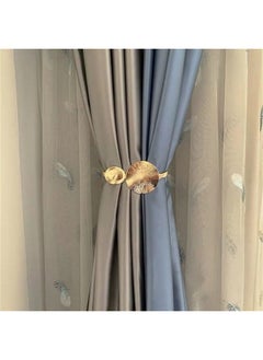 JINDIN JINDIN 2 Pack Curtain Tiebacks Curtain Holdbacks Aluminum Alloy Spring Design Curtain Ties for Drapes Wall Curtain Ties Curtain Holdback Decor Home Decoration  - Image 4
