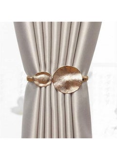 JINDIN JINDIN 2 Pack Curtain Tiebacks Curtain Holdbacks Aluminum Alloy Spring Design Curtain Ties for Drapes Wall Curtain Ties Curtain Holdback Decor Home Decoration  - Image 3