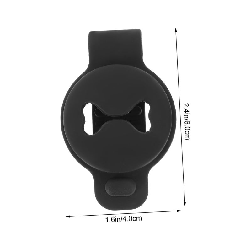 2Pcs Grey Dog Bone Pattern Protective Case Holder Cover for Pets Cats Dogs - Image 3