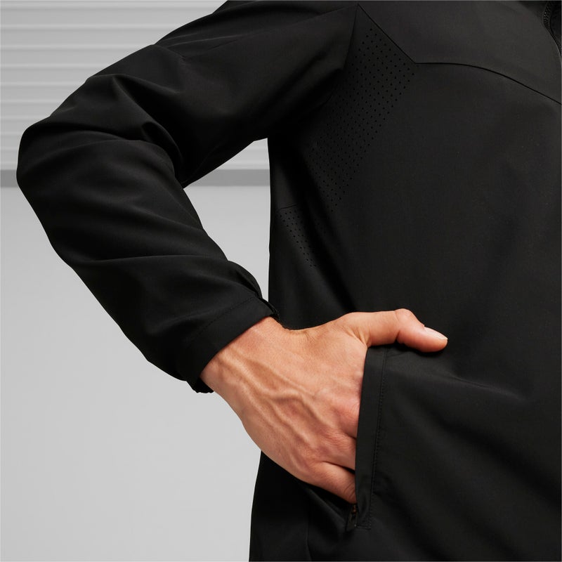 PUMA Porsche Design Mens Black Woven Tech Jacket - Image 4