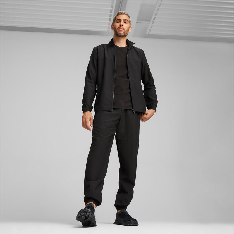 PUMA Porsche Design Mens Black Woven Tech Jacket - Image 2