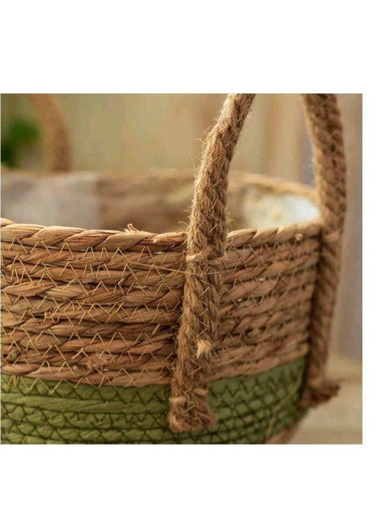 Wicker Set of 3 Pieces in Various Sizes - Perfect for Plants and Décor T  - Image 3