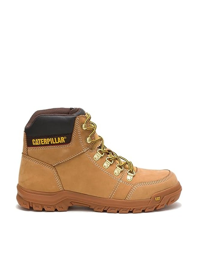 Caterpillar Men's Outline Work Boot, Honey Reset, 12 W US - Image 1