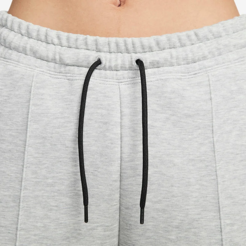 Nike light grey Women's Sportswear Tech Fleece Mid-Rise Joggers for Women | Best Price UAE