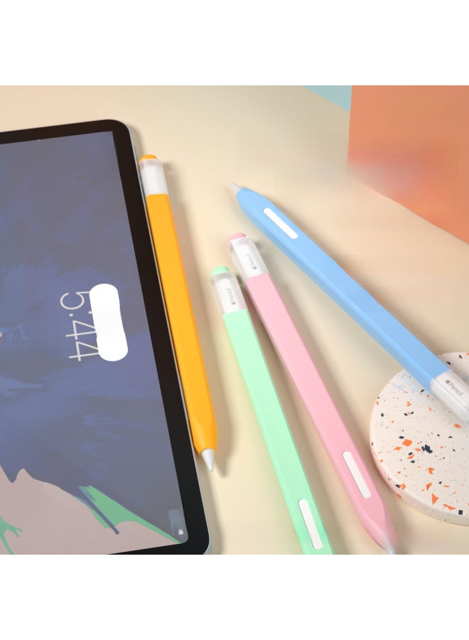 جراب جيلي الجديد من قلم Apple من الجيل الثاني، جراب واقي لجهاز iPad - اللون: رمادي عملي - Image 3