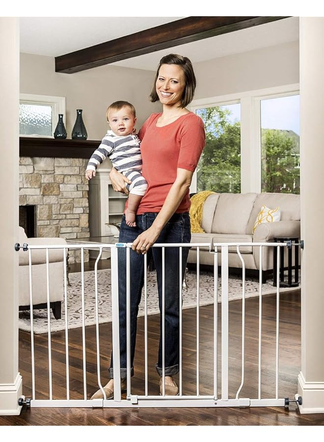 Regalo Easy Open 47 Inch Super Wide Walk Thru Baby Gate 4 To 36 Months - Image 1