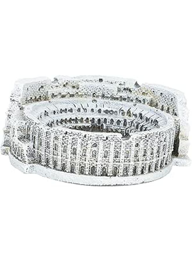 Ancient Roman Colosseum Ashtray Vintage Home Office Decor Resin Cigarette Tray - Image 1