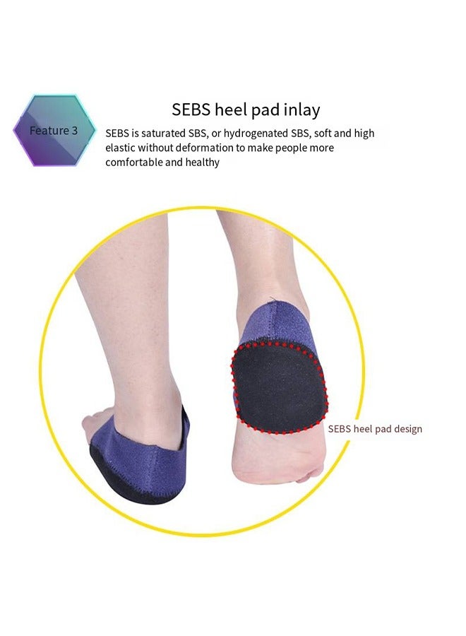 Plantar Fasciitis Socks with Arch Support Heel Protector for Plantar Fasciitis and Heel Pain Relief - Image 4