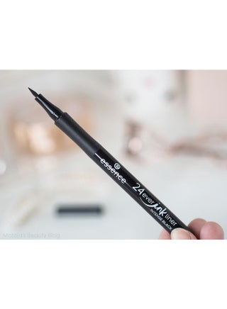 24Ever Ink Liner | 01 Intense Black | Longlasting Waterproof Smudgeproof Eyeliner | Precise Fine Tip Liquid Liner | Bold Pigmented Eye Makeup | Matte Finish Beauty Cosmetic | 1.2ml 01 Intense Black - view 3