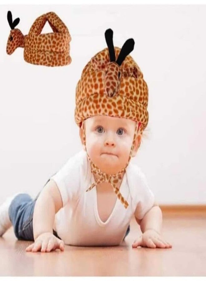 DAGDIYA Baby Safety Helmet | Infant Toddler Head Protector for 6-18 Months | Adjustable Baby Protective Cap for Crawling & Walking | Child Safety Head Guard with Giraffe Head Design - Image 2