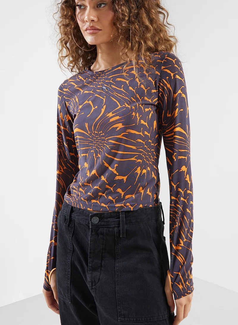 PUMA Dare To Aop Meshed T-Shirt