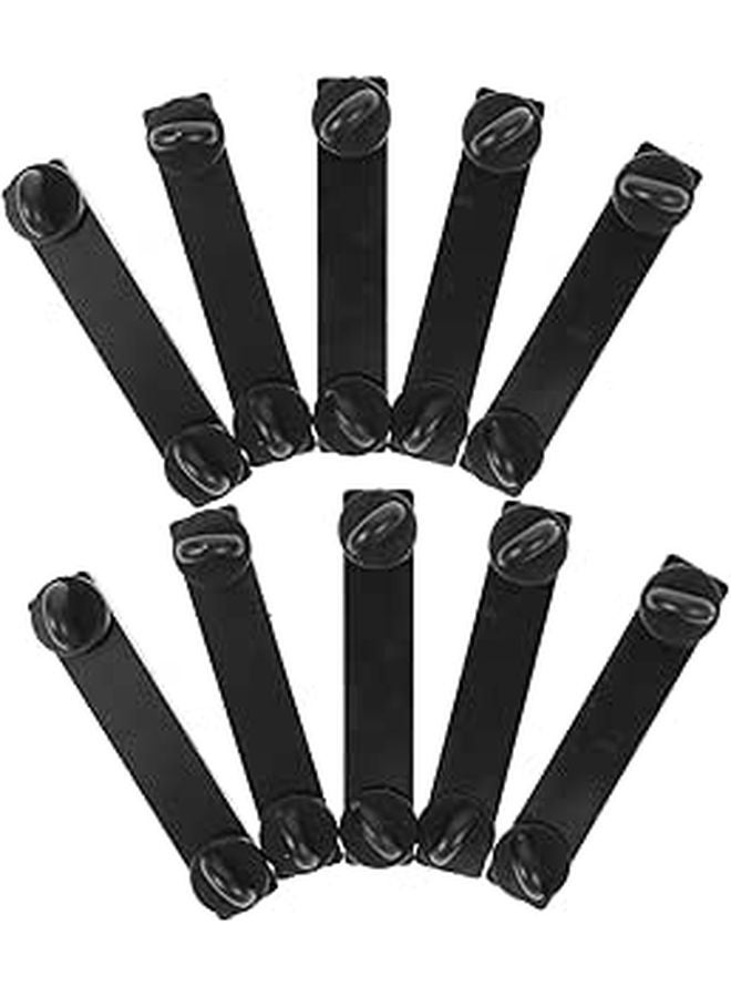 10Pcs Heavy Duty Locking Pin Backs for Enamel Pins Lapel Badge Backings Replacement - Image 1