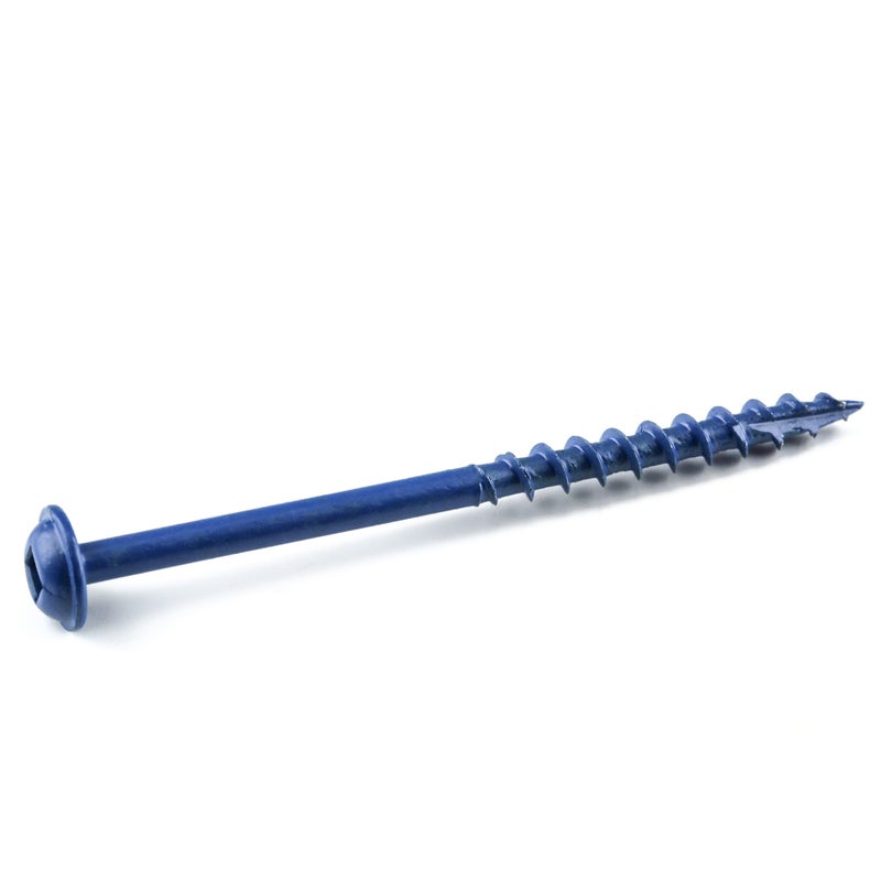 Kreg Blue-Kote Pocket-Hole Screws - SML-C250B-2000 - Weather Resistant Pocket Screws - 2-1/2 Inch - Coarse Thread - Maxi-Loc Head - Outdoor - 2000 Count - Image 1