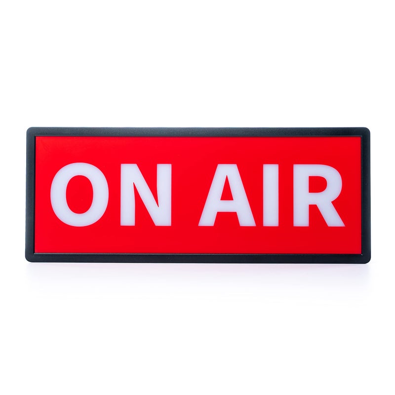 NPW On Air LED Retro Sign Light LED Desk Sign for Home Office Streamers YouTube Podcast Zoom Setup - Image 2