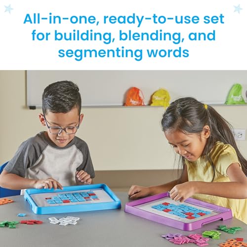 hand2mind Advancing Phonics Word Work Small Group Set, Magnetic Letter Tiles, Magnetic Letter Trays, Kindergarten Phonics Manipulatives, Phonemic Awareness, Science of Reading Classroom Materials - Image 5