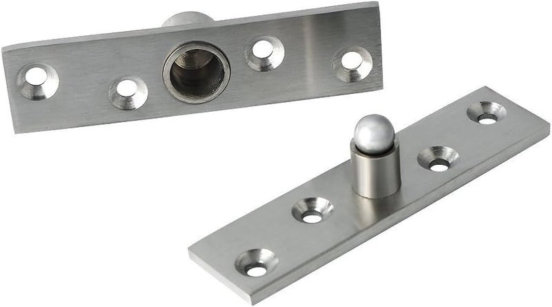TamBee Pivot Hinge Rotating Door Hinge 360 Degree Hinges Small Cabinet Pivot Hinges - 304 Stainless Steel, 360 Degree Rotating - Cabinet Cupboard Upgrade 2PCS(100mm) - Image 3