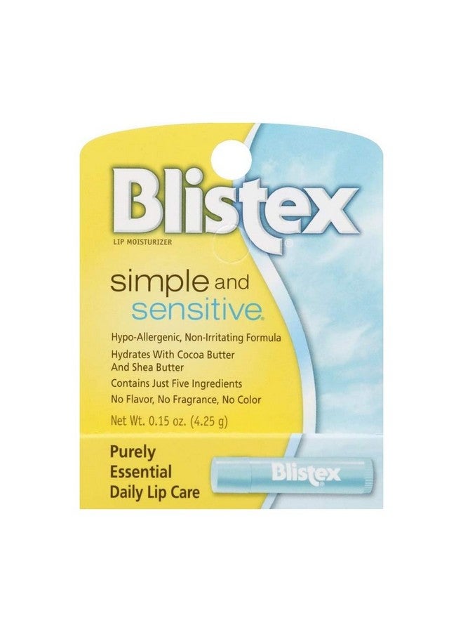 Blistex Special Pack Of 5 - Simple & Sensitive 0.15Oz - Image 1